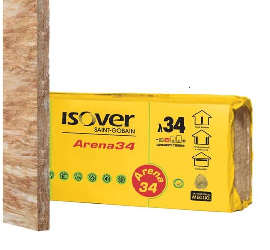 Isolante Isover  Pannello Arena 34 95x600x1450 mm