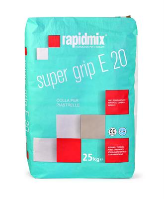 Stucco Rapidmix Sacchetto Super Grip E20 Grigio Kg.25